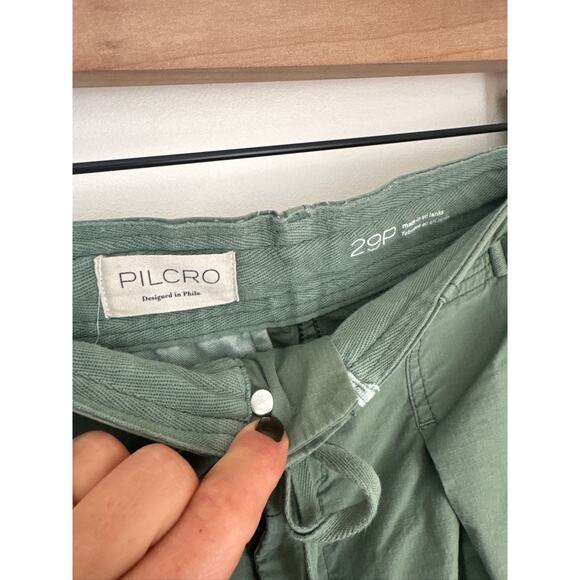 Anthropologie Pilcro Slouchy Fit Surplus Cropped Cargo Pants, Size 29P - Picture 4 of 9